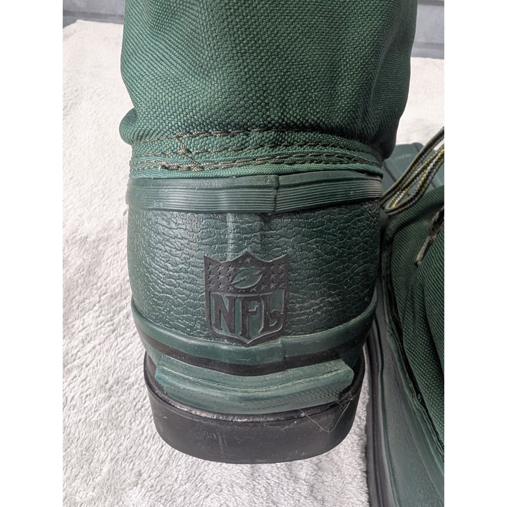 Vintage Green Bay Packers Winter Snow Boots Men Size 11 NFL Football Team Logo - Picture 7 of 10